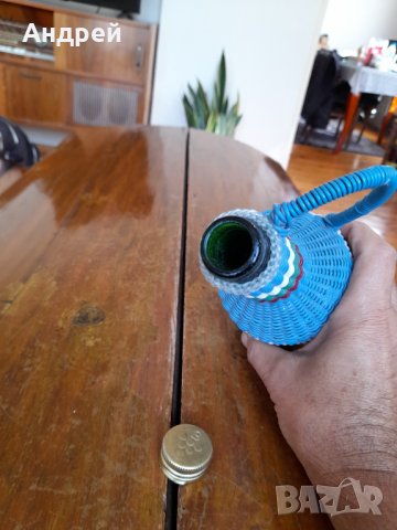 Старо плетено шише,бутилка #4, снимка 5 - Антикварни и старинни предмети - 38149611