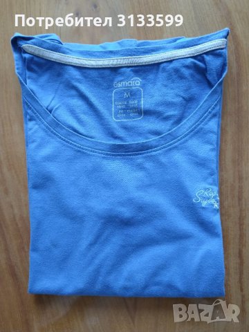 Две дамски трикотажни блузи с дълъг ръкав - номер М, снимка 1