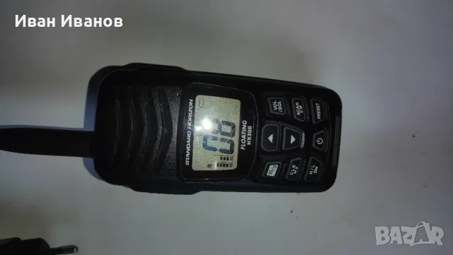 Преносима морска УКВ радиосатанция Standart Horizon HS300, снимка 5 - Друга електроника - 49939604