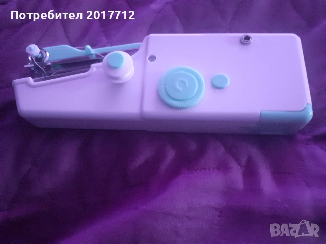 Продавам нова мини шевна машина, снимка 2 - Шевни машини - 53075221