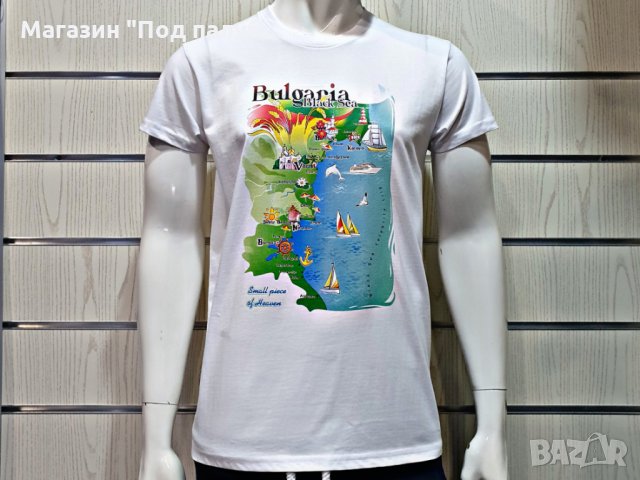 Нова мъжка тениска с трансферен печат Черно море - България, снимка 6 - Тениски - 29889429