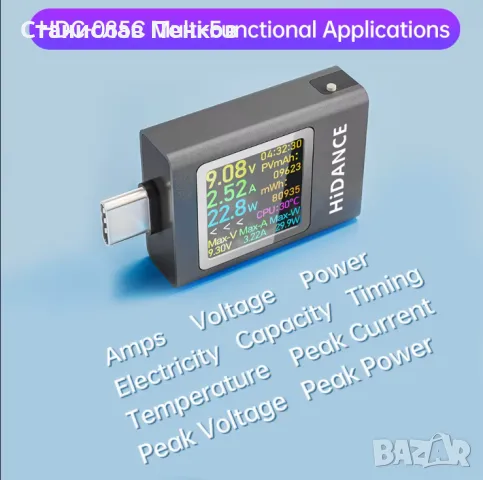 HDC-085C DC 4.5-50V 0-12A PD3.1, снимка 5 - Друга електроника - 48222096