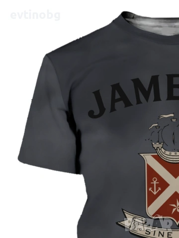 Мъжка тениска с къс ръкав,щампа на ирландско уиски,ежедневна дишаща материя, снимка 3 - Тениски - 54125627