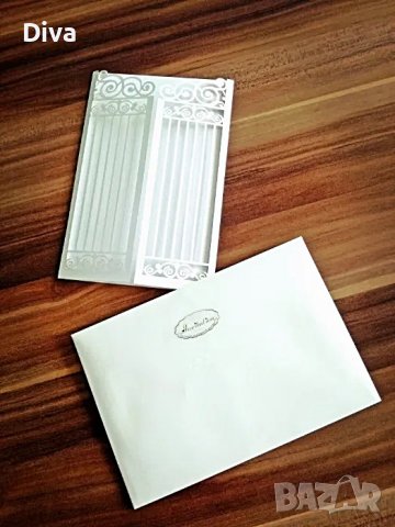 Винтидж сватбени покани , снимка 3 - Покани - 38132474