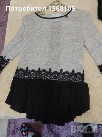 Нежна блуза, снимка 4 - Блузи с дълъг ръкав и пуловери - 40586264