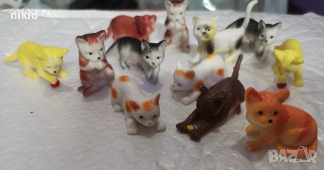 12 бр малки котета котки коте пластмасови фигурки фигурка играчки играчка и украса торта