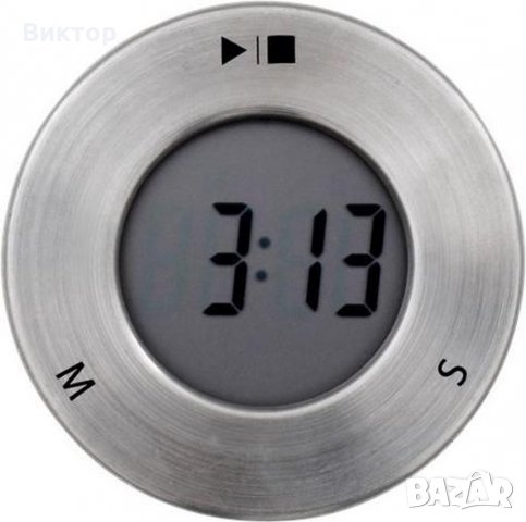 Часовник с таймер- магнитен с иноксов корпус от DAY, снимка 2 - Други - 29314231