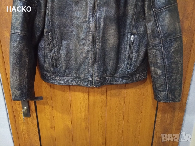 КОЖЕНО Якe Размер 4XL 100% Оригинално Внос от Англия, снимка 2 - Якета - 52001684