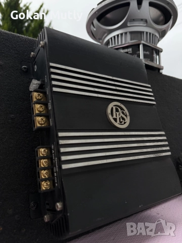 Бас каса с усилвател mac Audio/DLS, снимка 2 - Ресийвъри, усилватели, смесителни пултове - 52649028