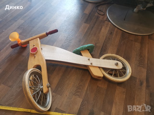Детски велосипед от дърво без педали , снимка 7 - Велосипеди - 37493807