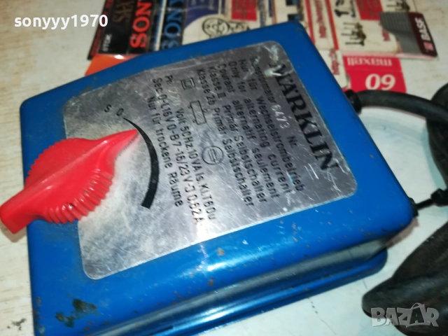 MARKLIN TRAFO 6473-MADE IN WESTERN GERMANY 1209251047, снимка 3 - Друга електроника - 51687864