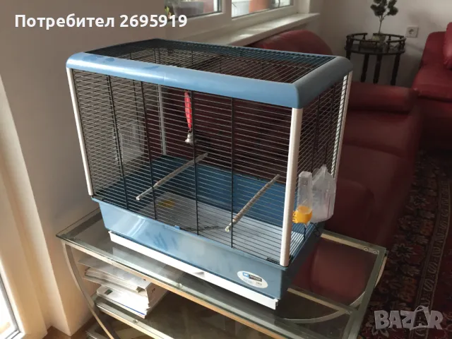 Клетка за птици FERPLAST CAGE PIANO 4 BLACK, 59х33х60 см, снимка 1