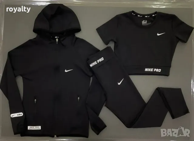 Nike дамски екип от 3 части Различни цветове , снимка 2 - Комплекти - 49671857