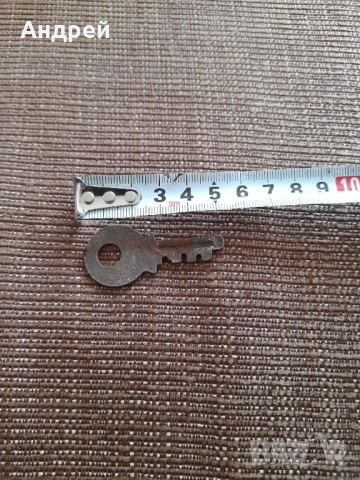 Стар метален ключ #27, снимка 2 - Колекции - 52630338