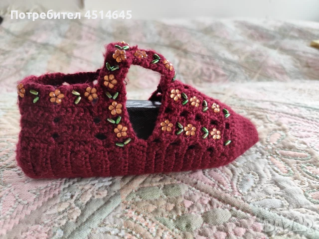 Терлици дамски НОВИ ръчно изработени със закопчаване, снимка 1