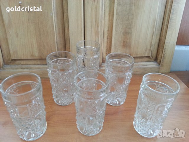 Стъклени кристални чаши, снимка 9 - Чаши - 36992157