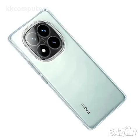 Силиконов кейс MBX 2mm, За Xiaomi Redmi Note 14 Pro+, Прозрачен, снимка 4 - Калъфи, кейсове - 50349772