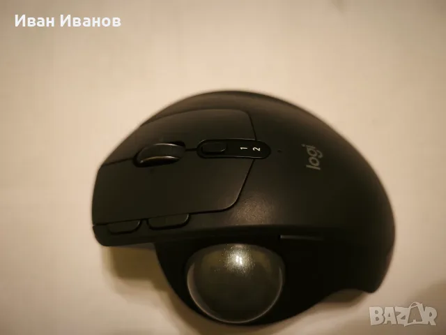 Безжичната мишка Logitech MX Ergo, снимка 4 - Клавиатури и мишки - 56452280