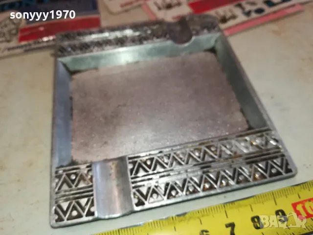 СТАР АЛУМИНИЕВ ПЕПЕЛНИК 1901251407, снимка 12 - Антикварни и старинни предмети - 48739218