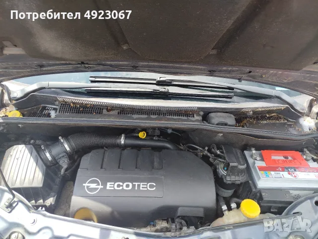 Ван Opel Meriva фейст лифт 2007г 1.3CDTI 75кс Дизел Верига, снимка 10 - Автомобили и джипове - 55966354