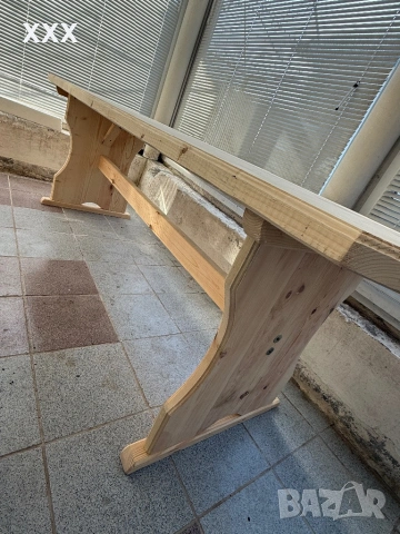 Продавам Нова дървена чамова маса, снимка 3 - Маси - 54103757
