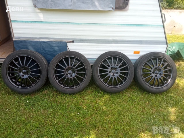 Алуминиеви джанти 5 x 114.3  17 цола .С летни спиртни гуми