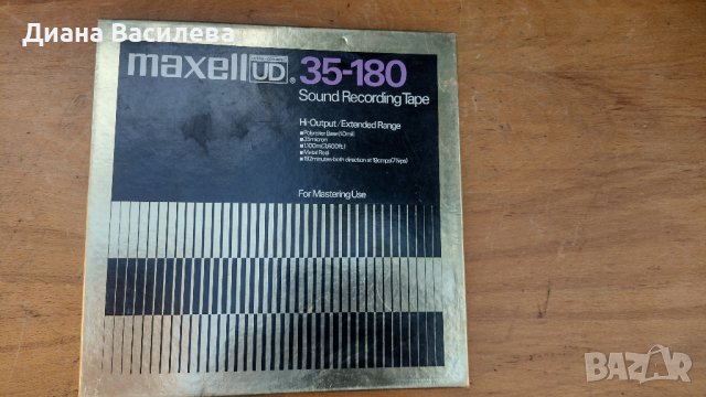 Maxell 35-180B алуминиева ролка за магнетофон, снимка 2 - Декове - 40605604