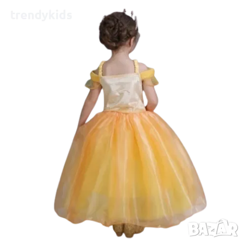 Ефирна рокля на Бел , снимка 4 - Детски рокли и поли - 49939591