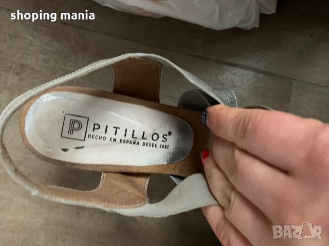 pitillos маркови испански сандали с ток - купувани са за 76 паунда, снимка 6 - Сандали - 31374262