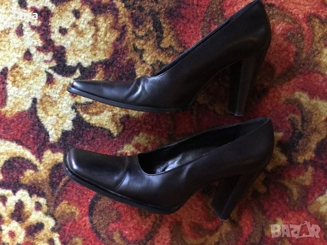Италиански обувки Sarah Valentini номер 39 кожени на ток, снимка 3 - Дамски елегантни обувки - 37586229
