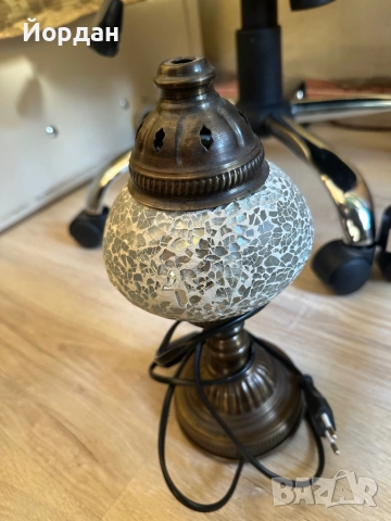 Продавам АРТ осветление за  дома-полилей,нощна и лампа за спалня, снимка 12 - Полилеи - 52968622