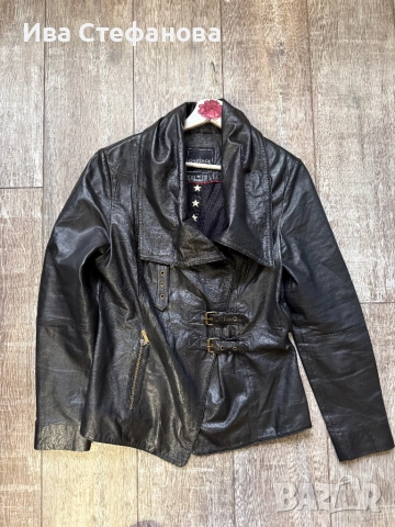 Ново дамско кожено  яке 100 % естествена кожа , снимка 4 - Якета - 48933413