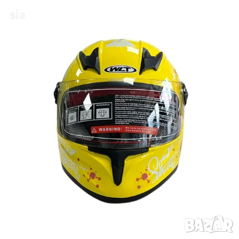 Детска каска за Скутер, Тротинетка, мотопед, мотор, АТВ, Велосипед, 4 цвята, шлем със слюда, снимка 8 - Аксесоари и консумативи - 47544870