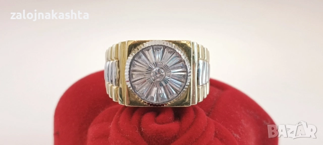 Мъжки-Златен пръстен -11,03гр/14кр