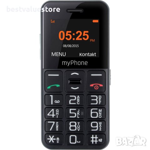 Мобилен Телефон Gsm Myphone Halo Easy Black 1.70 ", Задна Камера 0.3 Mpx