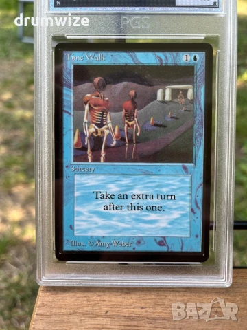 Magic The Gathering- Time Walk Card, снимка 2 - Колекции - 50942132