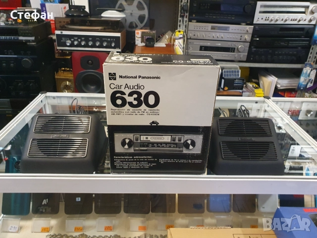 Авто радио National Panasonic CQ-630EW Ретро радио за кола Чисто ново, запечатано. С две колкони.