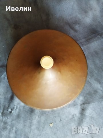 стара бронзова купича с капак, снимка 2 - Антикварни и старинни предмети - 29866072