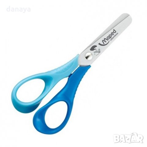 1568 Ученическа ножичка за лява ръка Maped 12cm, снимка 9 - Ученически пособия, канцеларски материали - 29508473