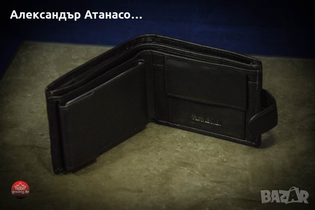 Персонализирано мъжко портмоне от италианска ЕСТЕСТВЕНА КОЖА, снимка 4 - Портфейли, портмонета - 29244630