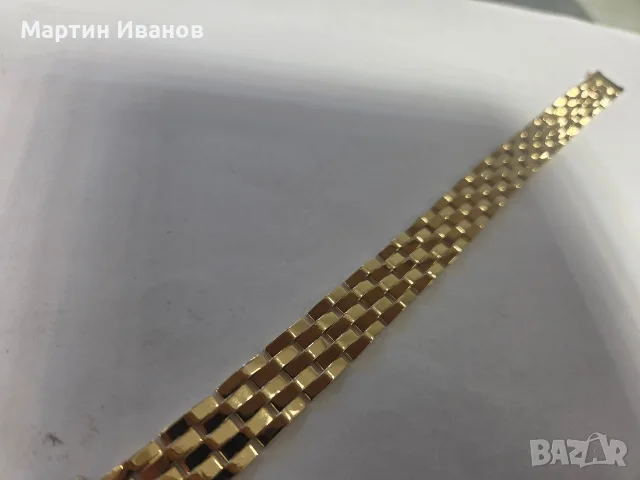 Златна мъжка гривна 2, снимка 4 - Гривни - 56518860