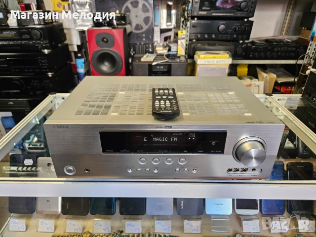 Ресийвър Yamaha HTR-6230 5.1 Мощност - 100 вата на канал. С оригинално дистанционно. В отлично техни, снимка 2 - Ресийвъри, усилватели, смесителни пултове - 52799924