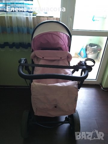 Розова количка Loreli , снимка 1 - Детски колички - 37008082