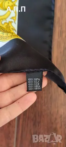 Копринен шал Cantarelli , снимка 4 - Шалове - 48326390