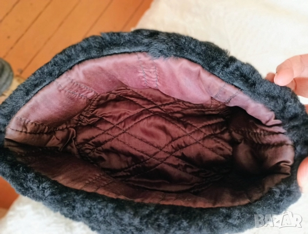 Оригинална ушанка, изцяло естествен материал, снимка 5 - Спортни дрехи, екипи - 52419511