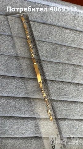 Златна детска гривна 14к, снимка 3 - Гривни - 54322545