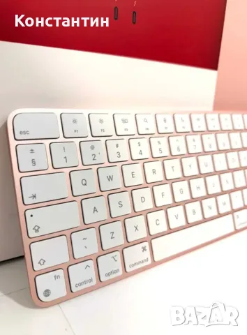 Компютър Apple iMac 24" M1 - Розов, снимка 4 - За дома - 55846752