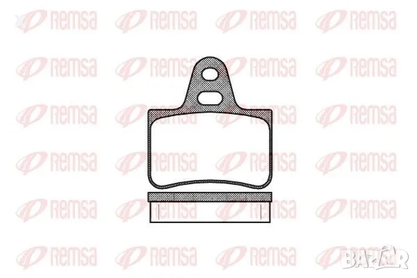 SIMER 364 Задни накладки 0.7, 1.1, CITROЕN Axel 1981 - 1991 OE 95611066 OE 4251-86