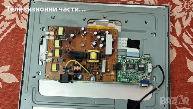 BenQ Q7T4 с дефектни лампи - M170EG01 V.0/48.L1C01.A00 55.L1C01.001/48.L8302.A30, снимка 3 - Части и Платки - 40194711