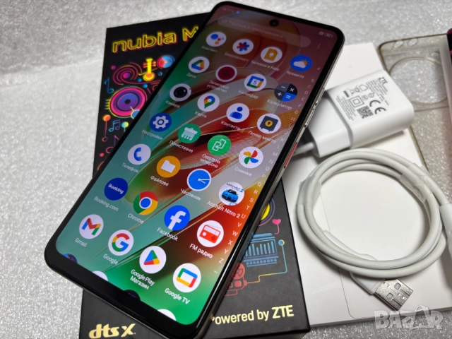 Като нов! Смартфон ZTE nubia Music, Dual SIM,128GB, 4GB RAM, Edition Collection Pop Art, снимка 9 - ZTE - 52663472